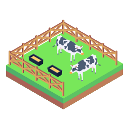 Открытый загон