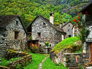 Пазл «Альпийская деревня»