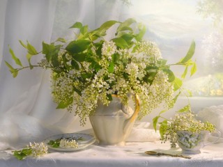 Пазл «Аромат черемухи»