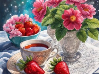 Пазл «Аромат клубники»