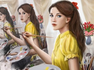 Пазл «Бесконечный портрет»