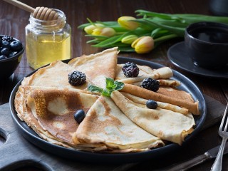 Пазл «Блины с ежевикой»
