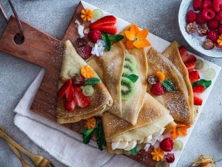 Пазл «Блины с ягодами»
