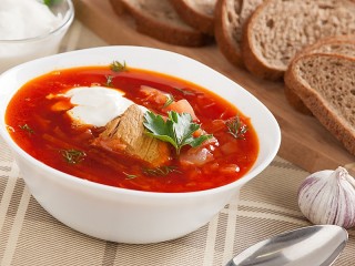 Пазл «Борщ со сметаной»