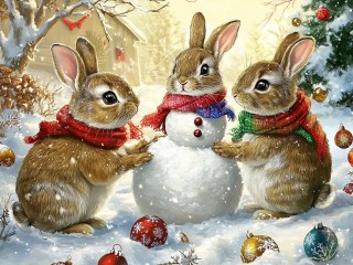 Пазл «Будешь снеговиком»