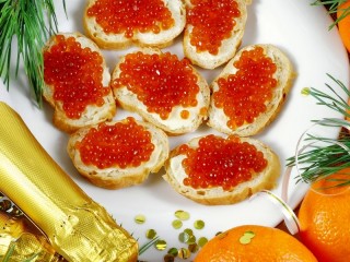 Пазл «Бутерброды с икрой»