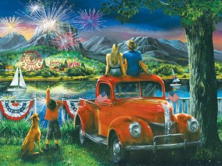 Пазл «Celebration Across the River»