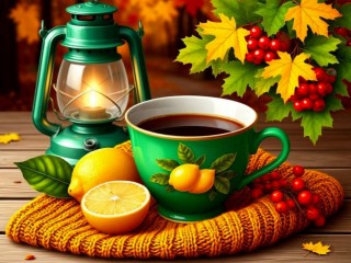 Пазл «Чай с лимоном»