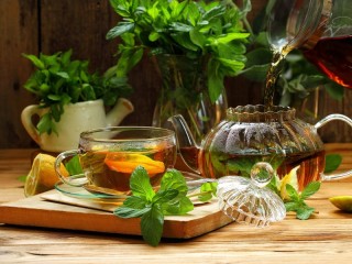 Пазл «Чай с мятой»