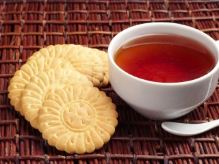 Пазл «Чашка и печеньки»