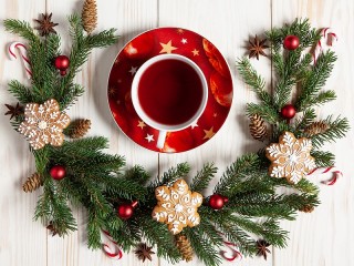 Пазл «Чашка и ветка»