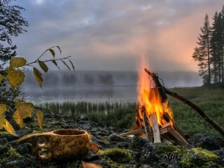 Пазл «Чай на берегу»
