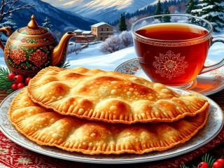 Пазл «Чебуреки»