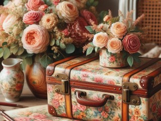 Пазл «Чемодан с рисунком»