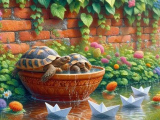 Пазл «Черепахи»