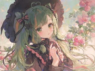 Пазл «Девушка под зонтом»