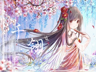 Пазл «Девушка с веером»