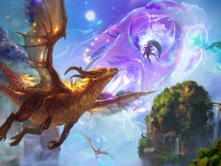 Пазл «Драконы»