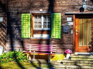 Пазл «Дворик»