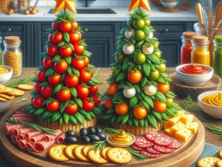 Пазл «Елочка из овощей»