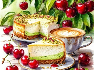 Пазл «Фисташковый чизкейк»