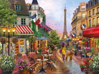 Пазл «Flowers in Paris»