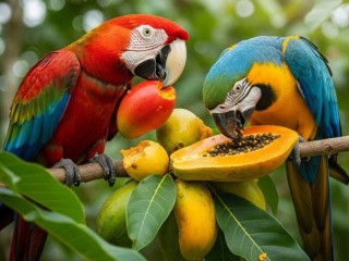 Пазл «Фрукты для попугаев»