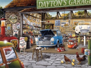 Пазл «Гараж»