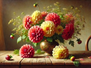 Пазл «Георгины»