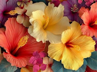 Пазл «Гибискус»