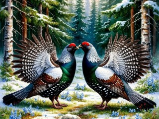 Пазл «Глухари»