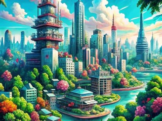 Пазл «Город»