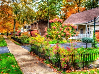 Пазл «Городок в Вермонте»