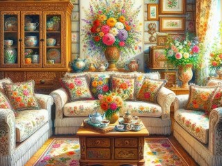 Пазл «Гостиная»