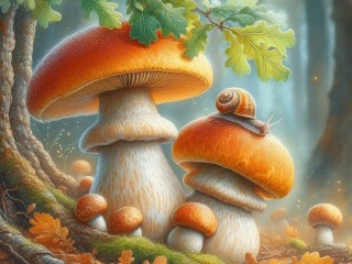 Пазл «Грибочки»
