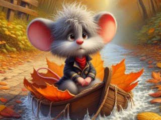 Пазл «Грустный мышонок»