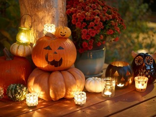 Пазл «Halloween lights»