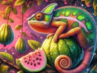 Пазл «Хамелеон»