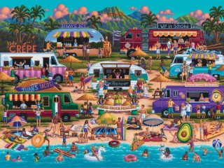 Пазл «Hawaiian Food Truck Festival»
