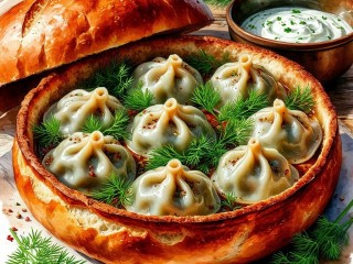 Пазл «Хинкали»