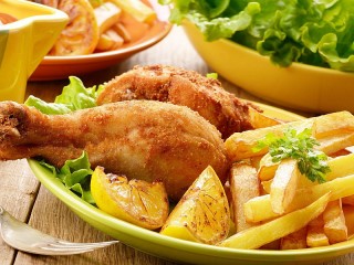 Пазл «Картошка фри и ножки»
