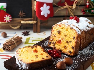 Пазл «Кекс с изюмом и калиной»