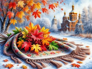 Пазл «Кленовые листья»