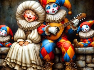 Пазл «Клоуны»