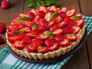 Пазл «Клубничный пирог»