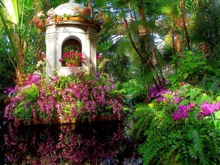 Пазл «Клумба»