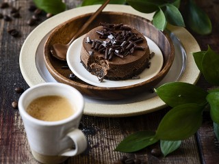 Пазл «Кофе и пирожное»