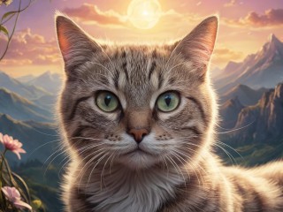 Пазл «Кошка»