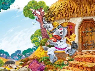 Пазл «Кот скрипач»