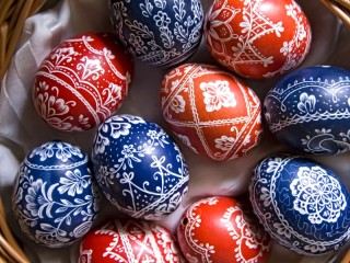 Пазл «Крашенки под хохлому»